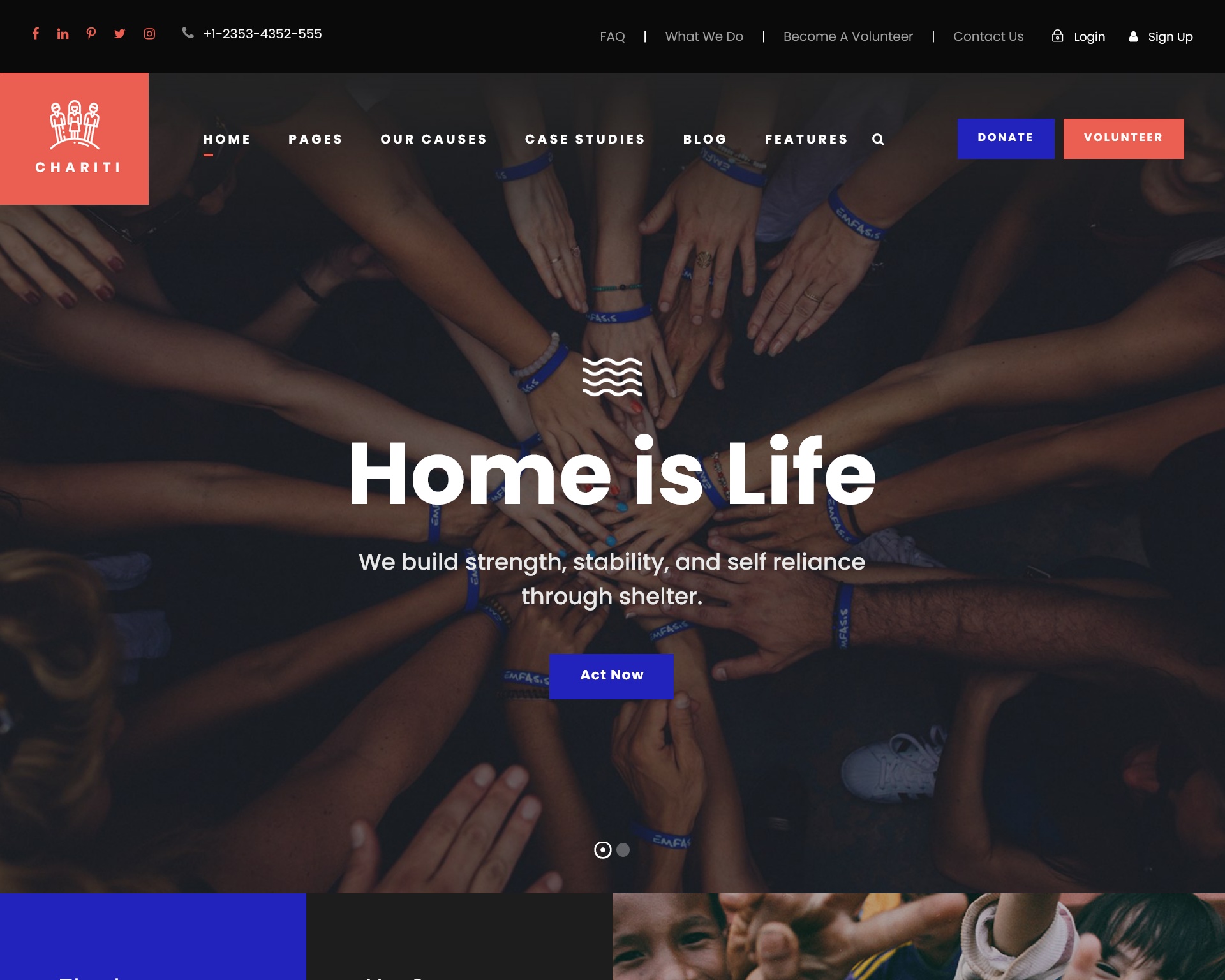 20+ Best Free & Premium Charity WordPress Themes