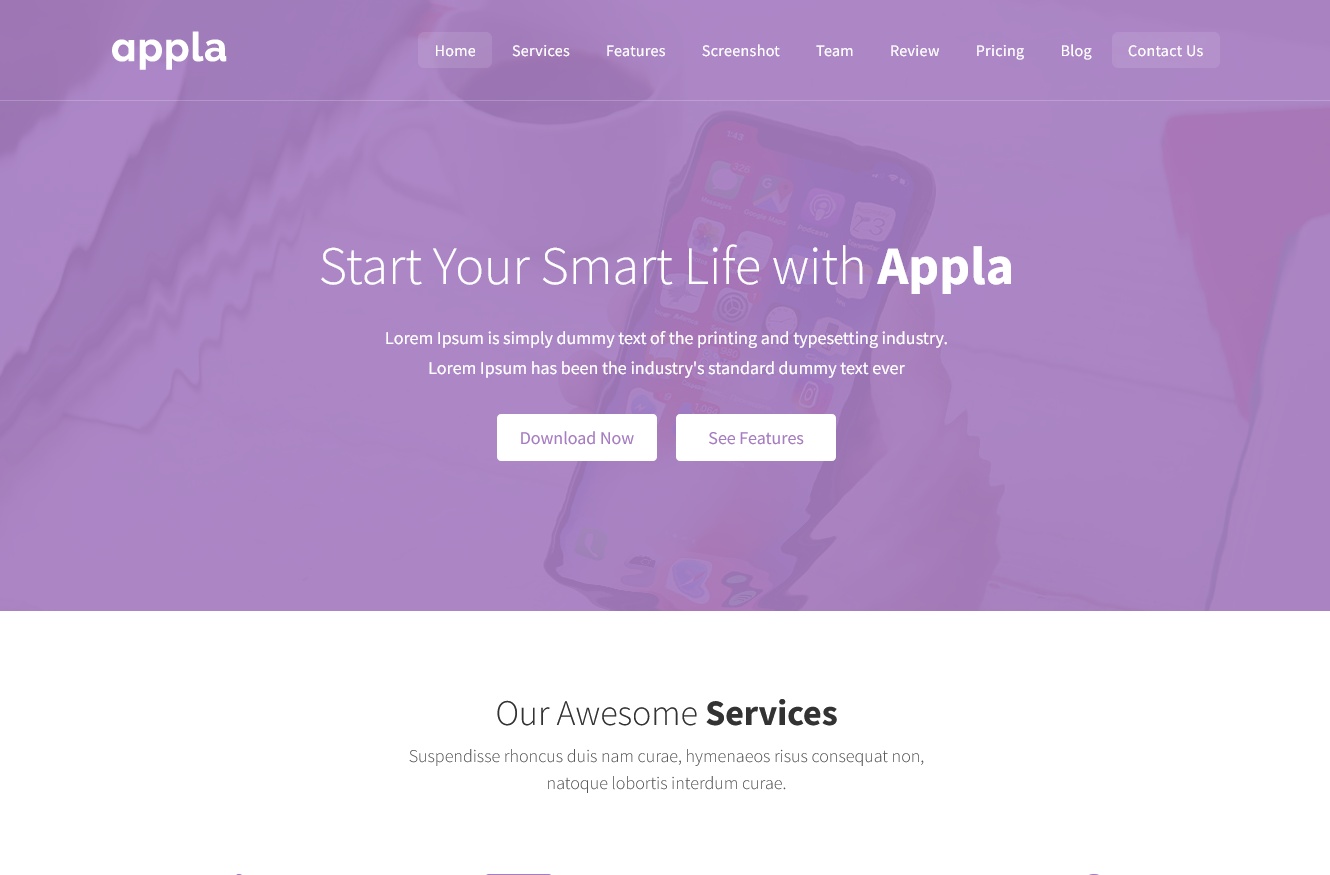 Appla Mobile App