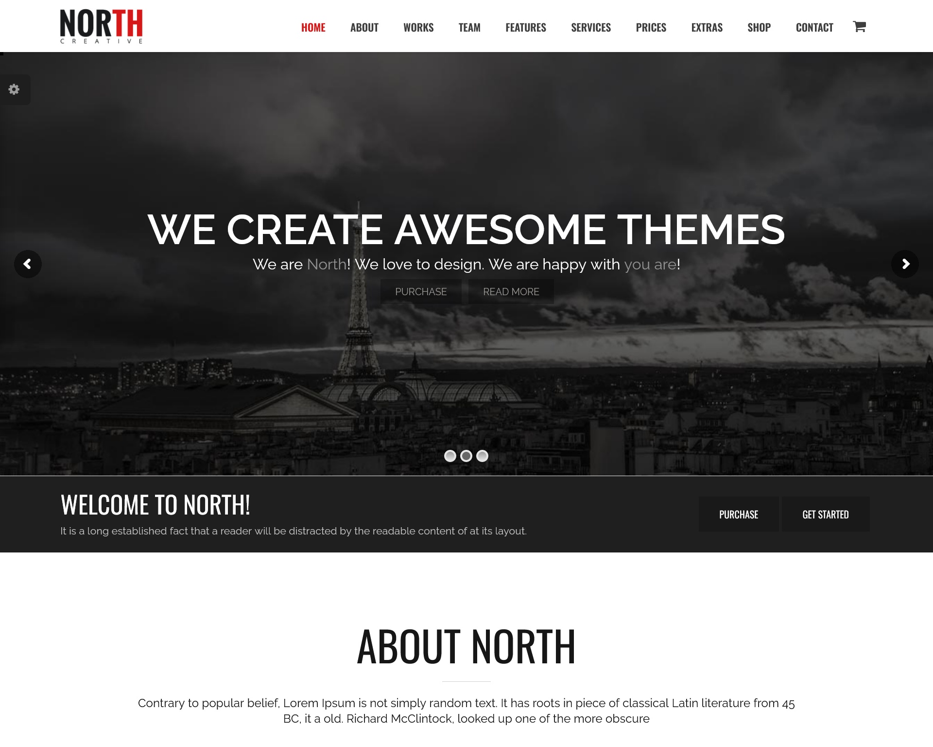 North WordPress Theme