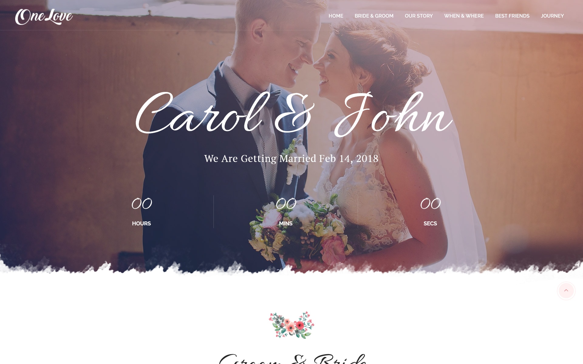 OneLove Multipurpose Wedding WordPress Theme