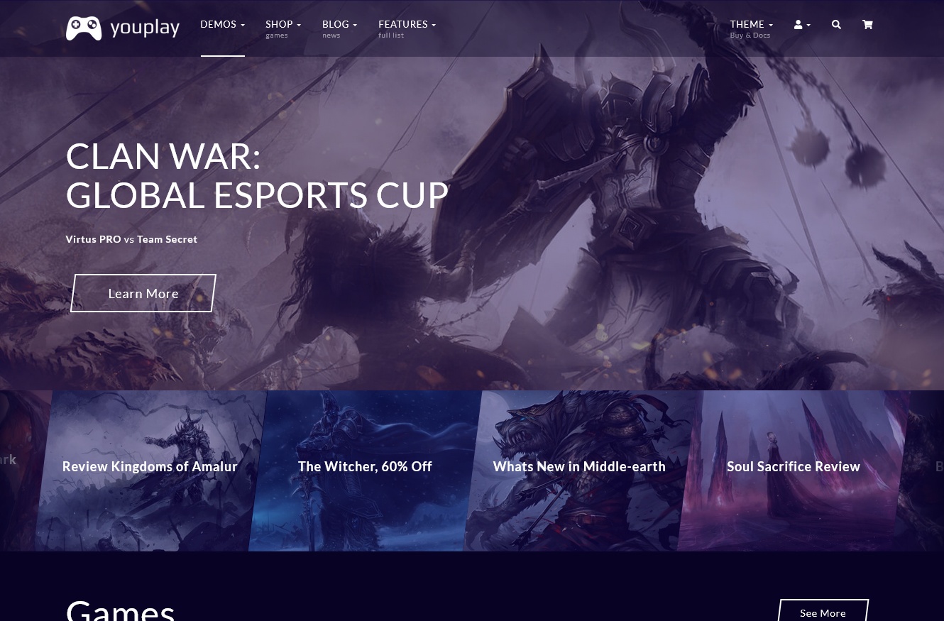 Best Gaming WordPress Themes