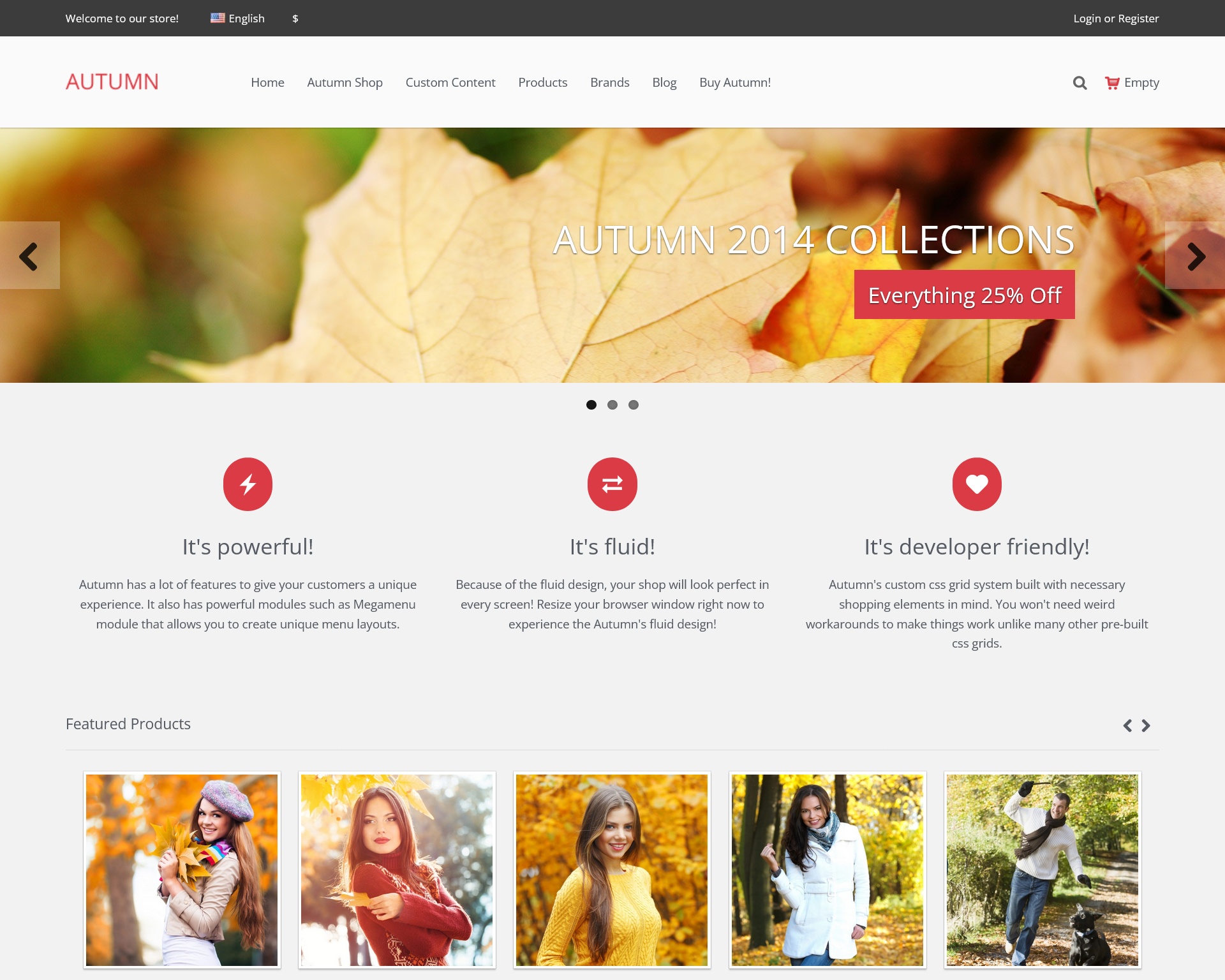 Autumn PrestaShop Theme