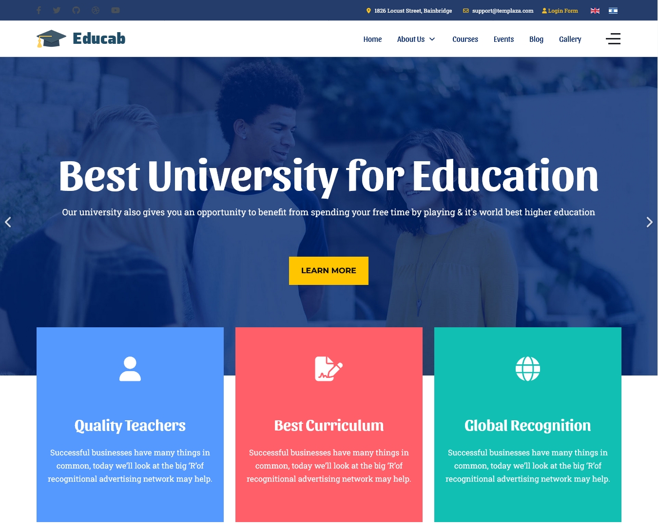 Educab Joomla Template