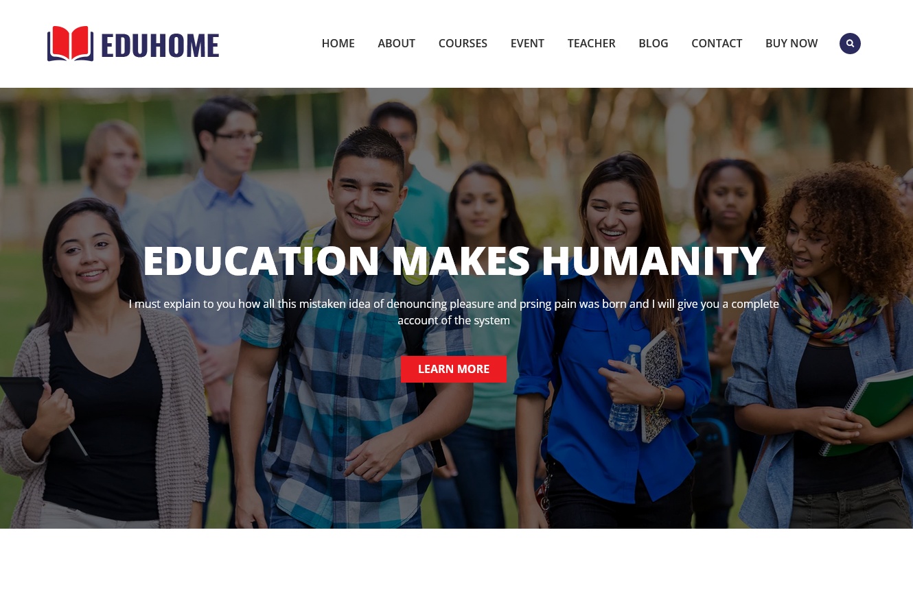 Eduhome Education HTML Website Template