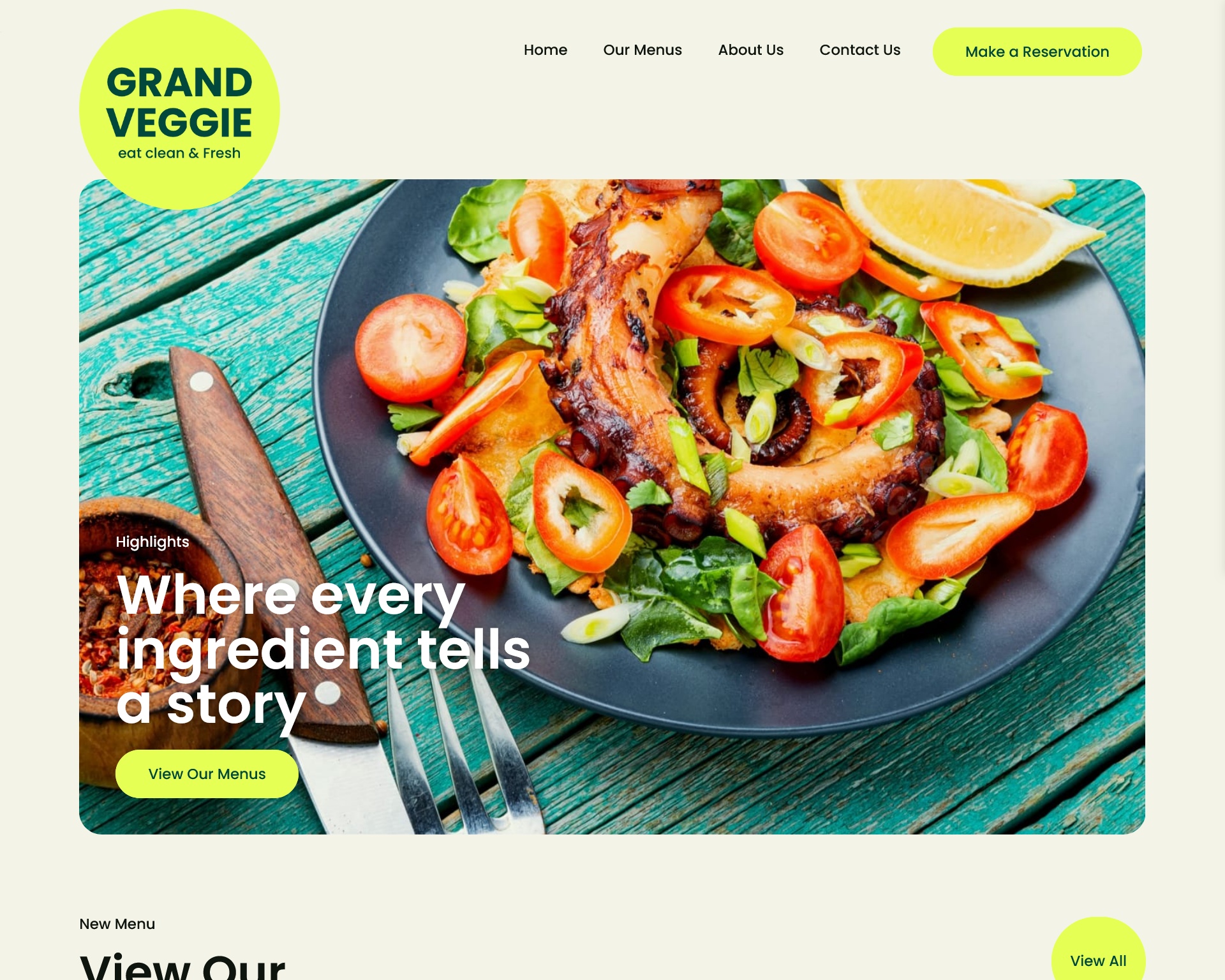 Grand Restaurant Clean Food WordPress Theme