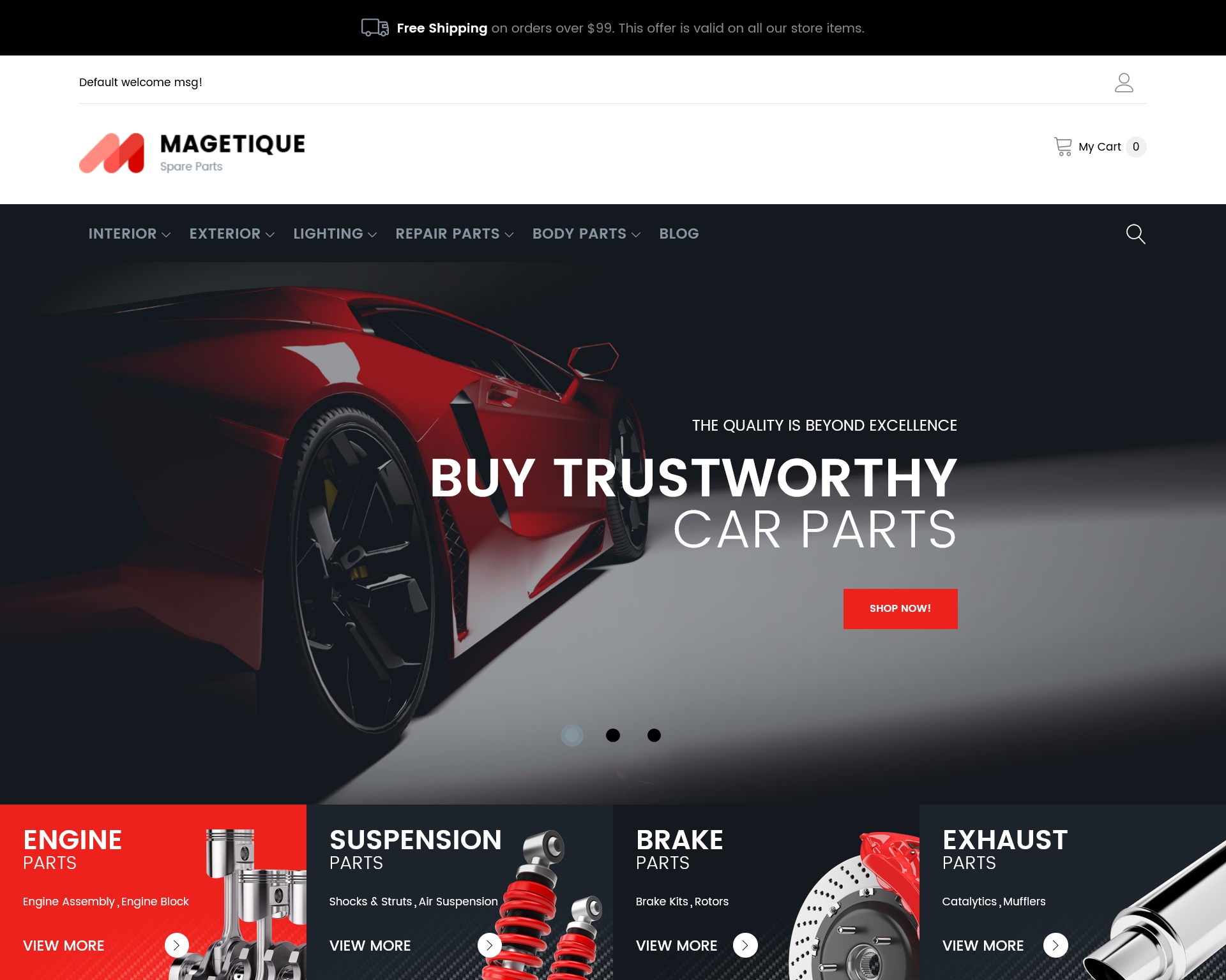 Magetique Magento Template