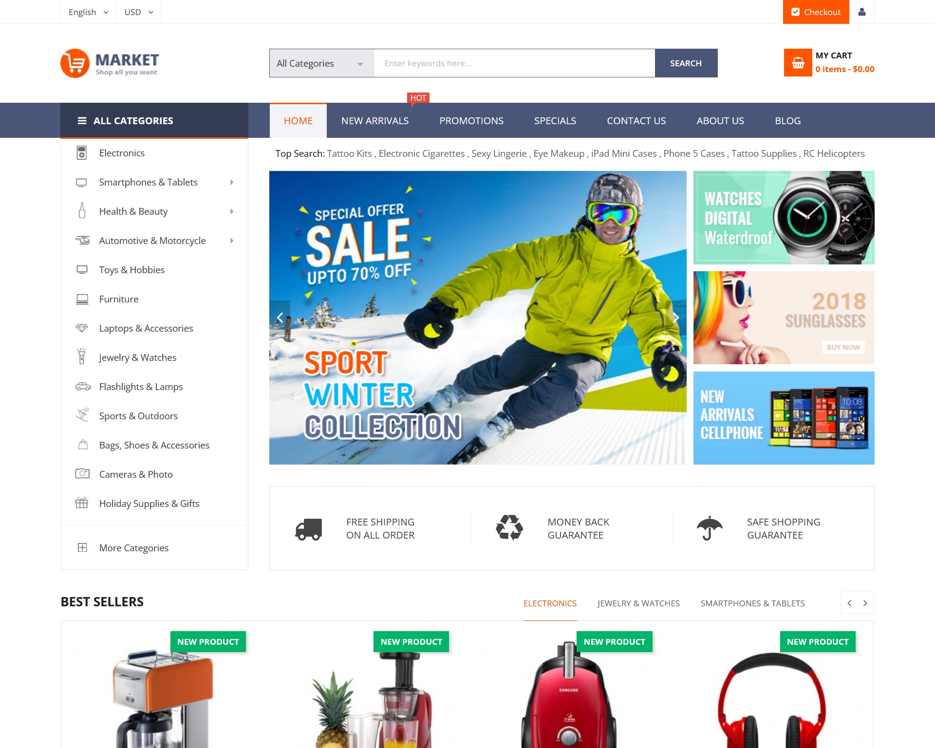 SP Market PrestaShop Theme