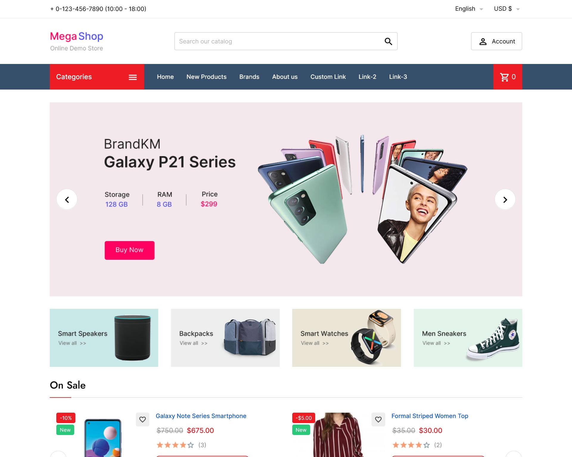 
MegaShop PrestaShop Theme
