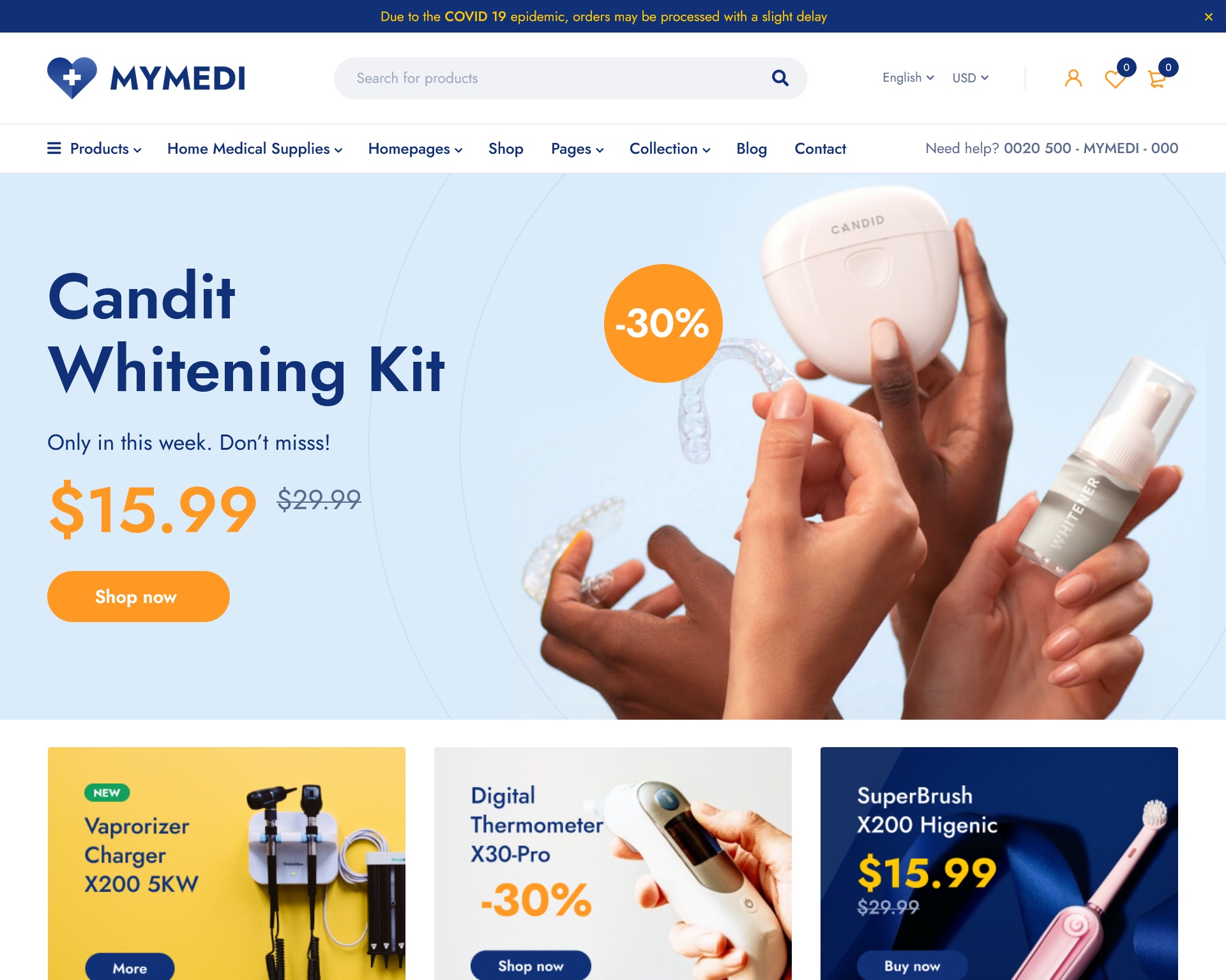 MyMedi WooCommerce WordPress Theme