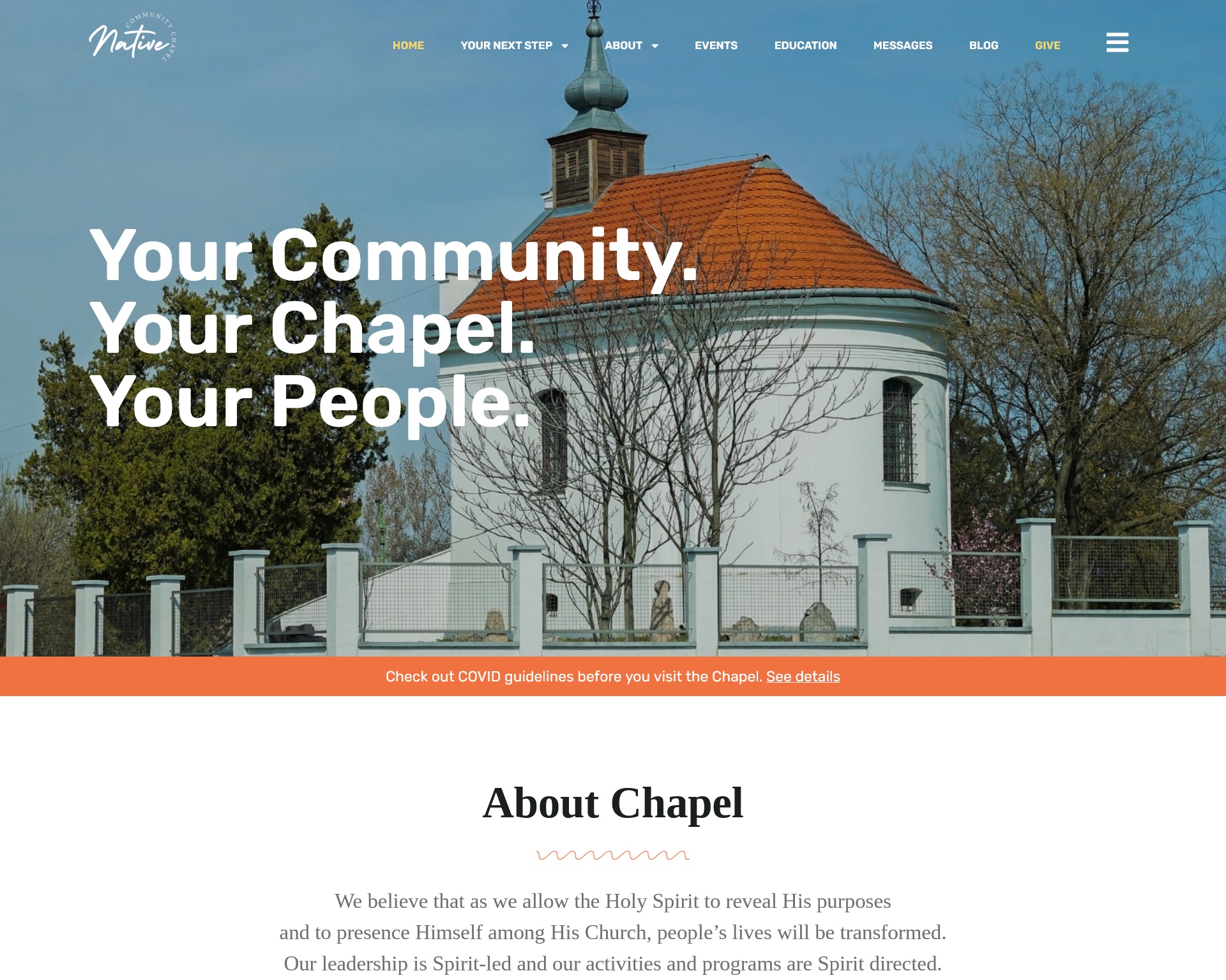 Native Church WordPress Theme