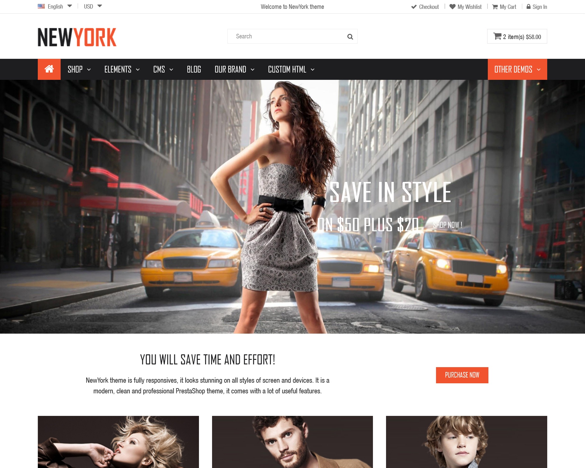 NewYork PrestaShop Theme