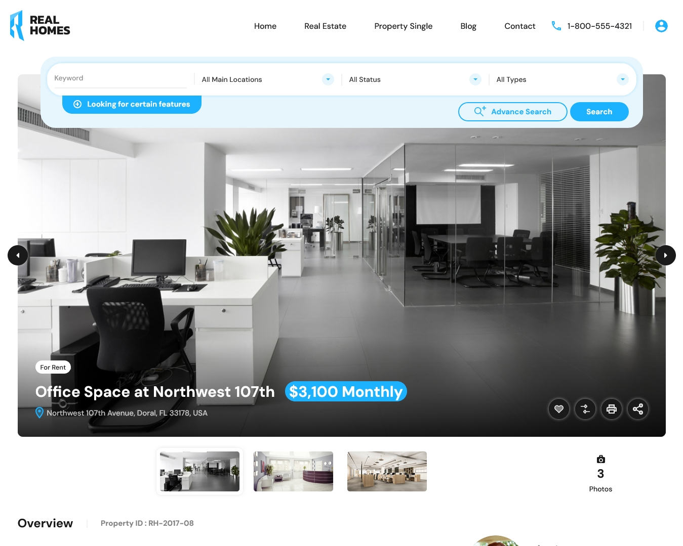 Real Estate WordPress Theme