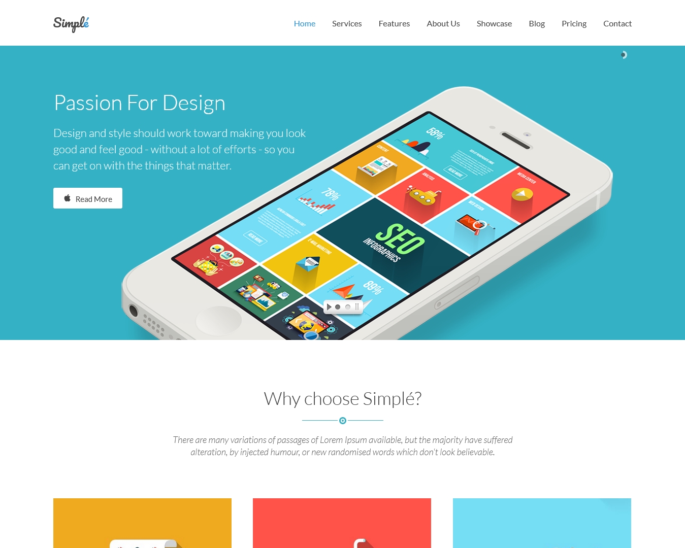 Simple Responsive Landing Page Template