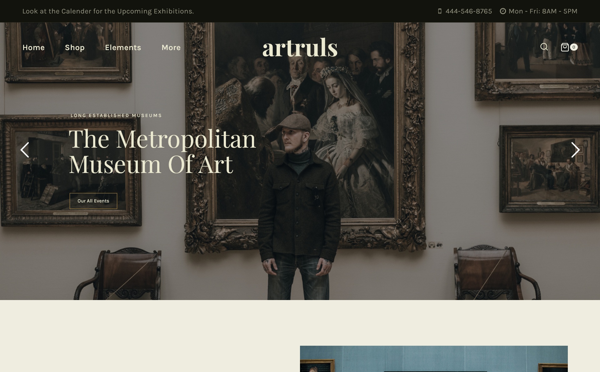 Artruls Gallery and Museum WordPress Theme