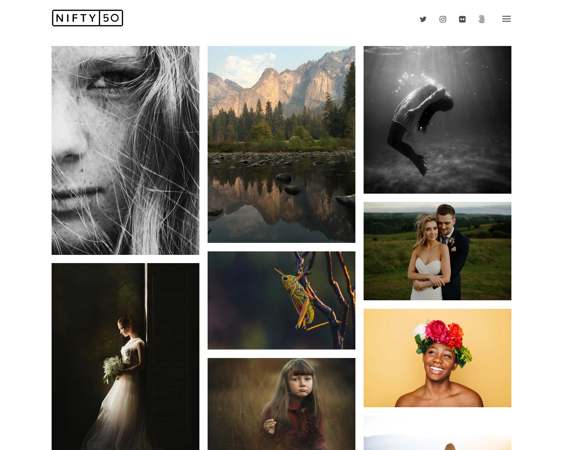 Nifty Fifty Photography WordPress Theme