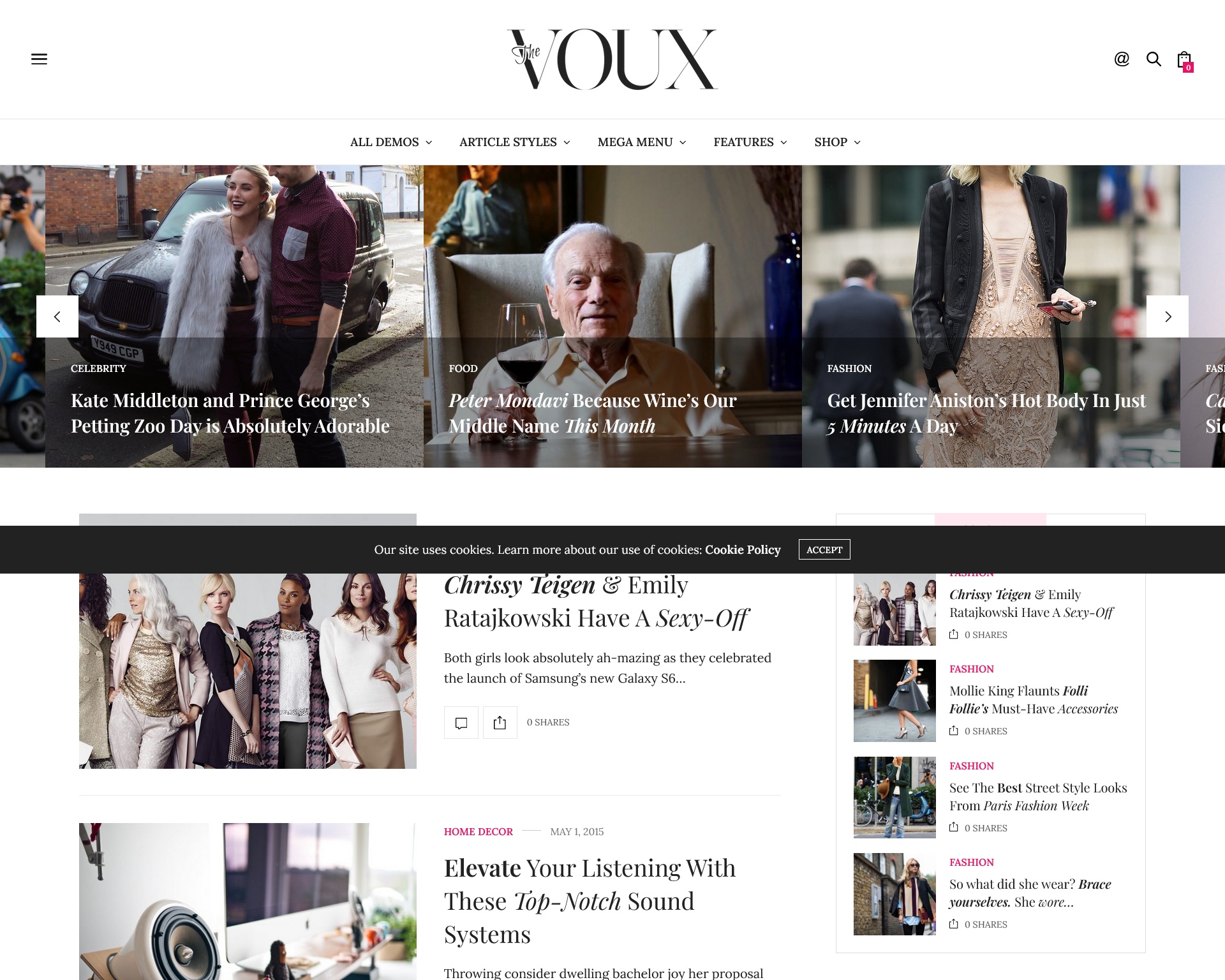 Voux Magazine Theme