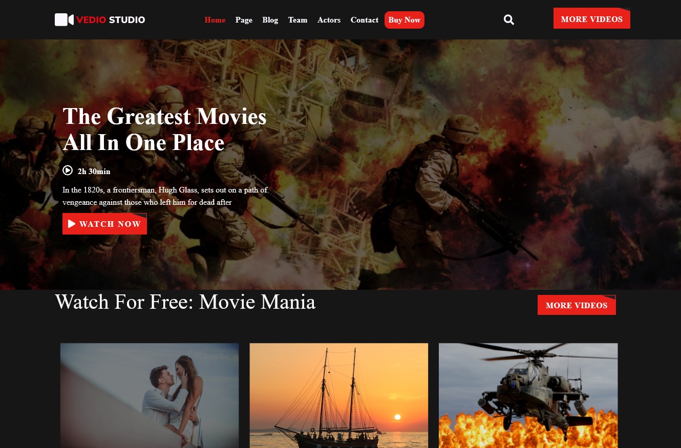 Movie Review Hub WordPress Theme