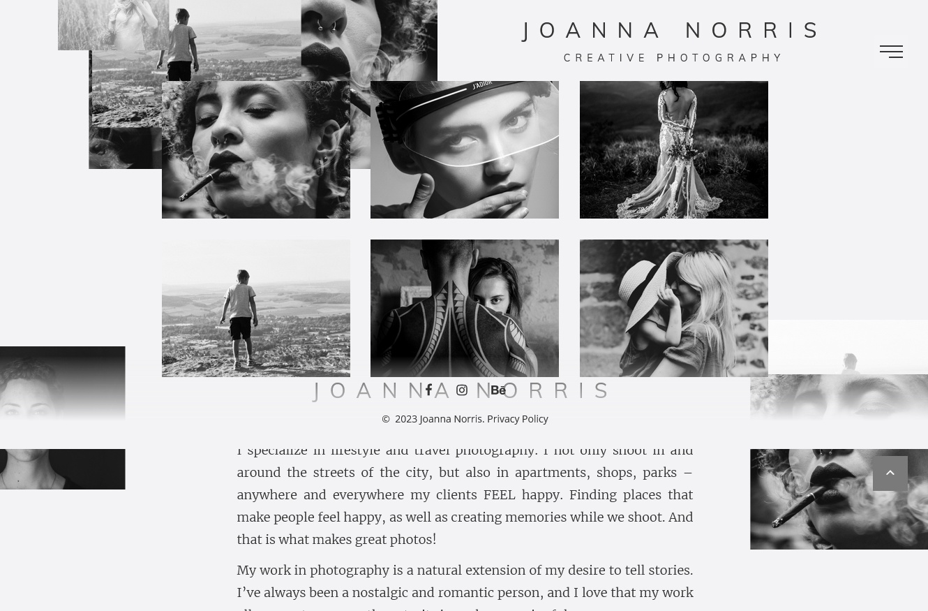 Joanna Norris HTML Template