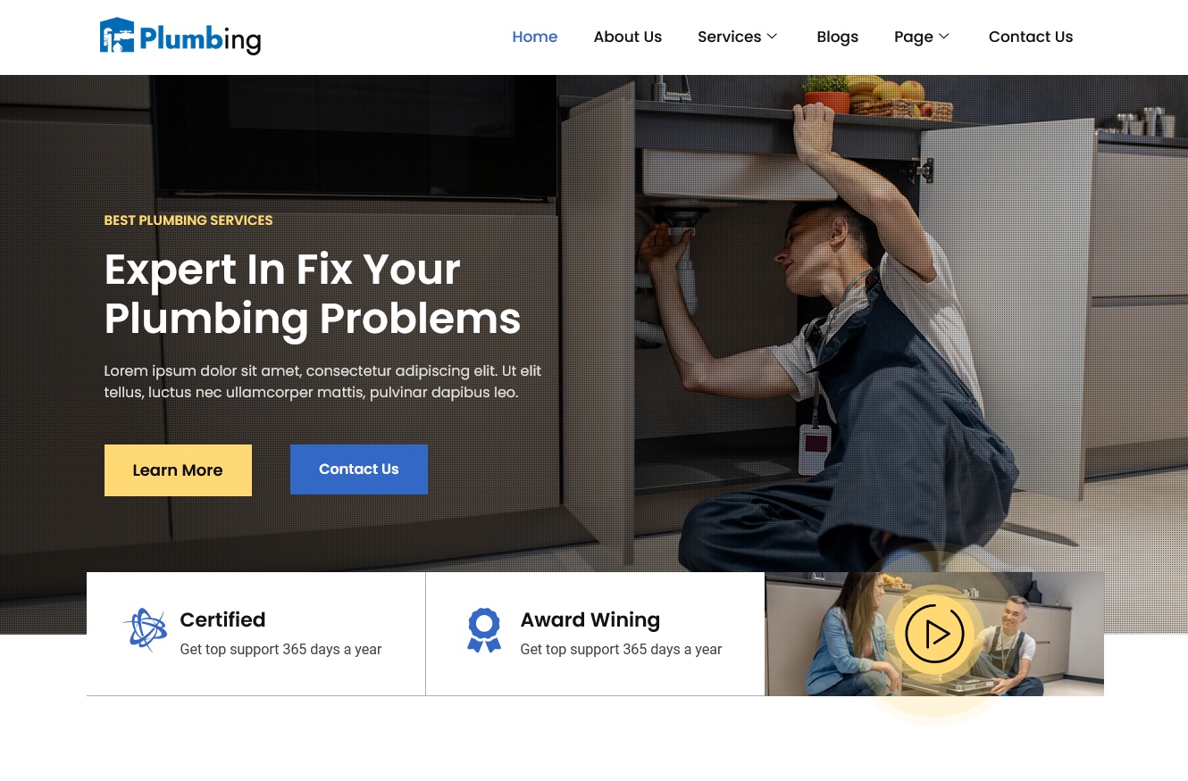 Best Plumber WordPress Themes