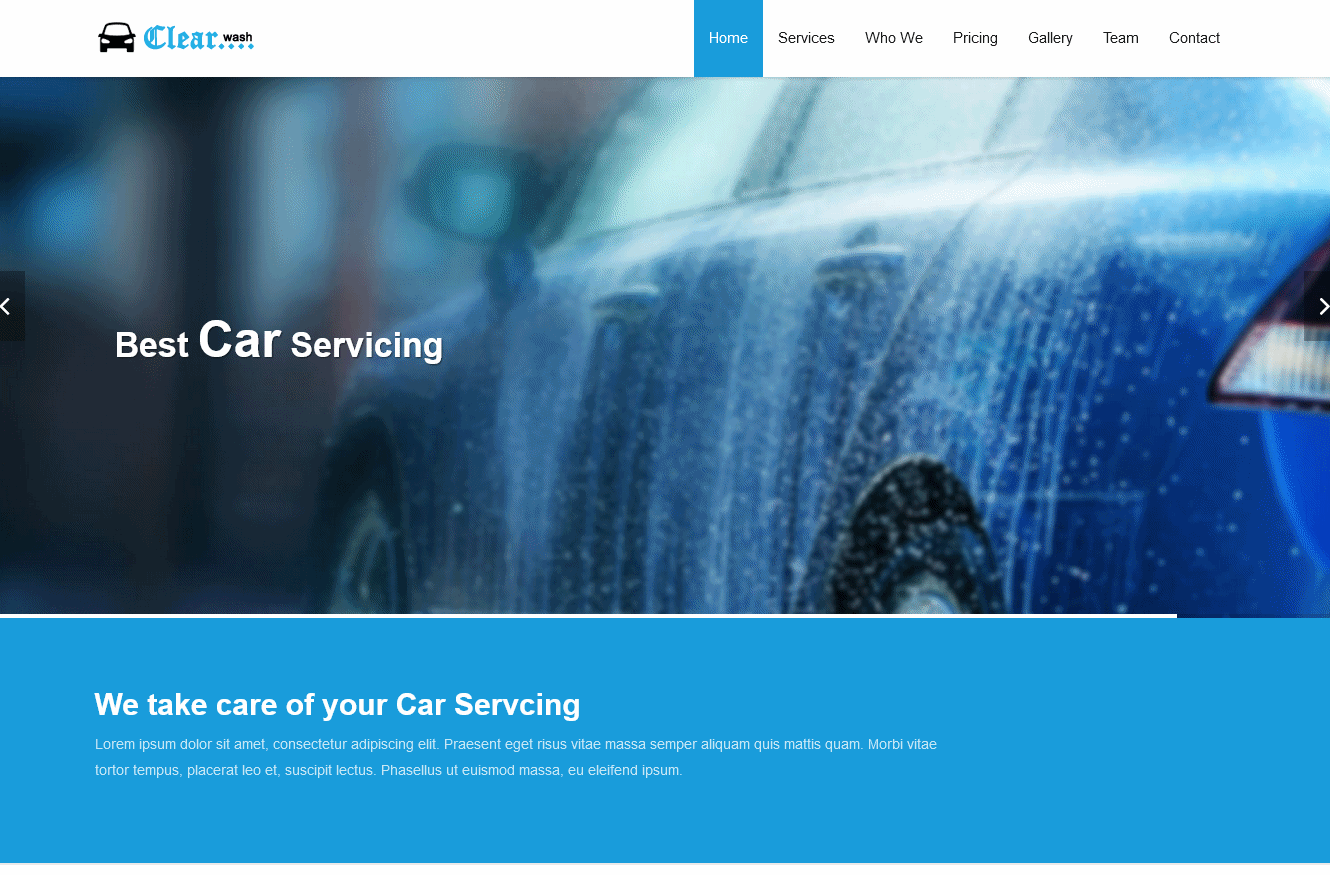 Best Car Sevice Website Template
