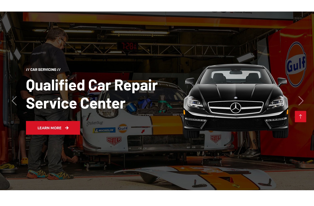 Car Repair Website Template