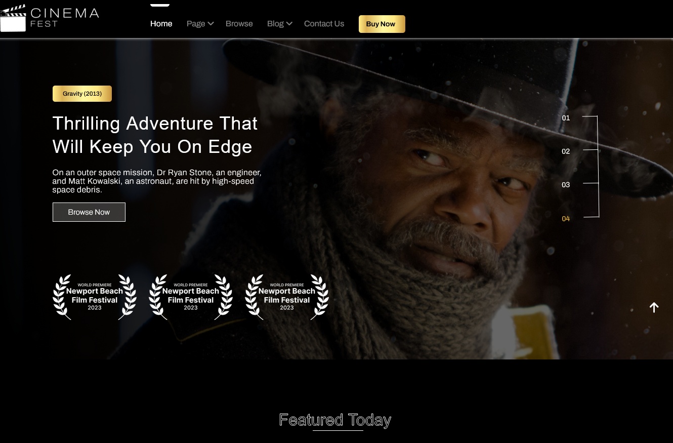 Movie Critic Review WordPress Theme